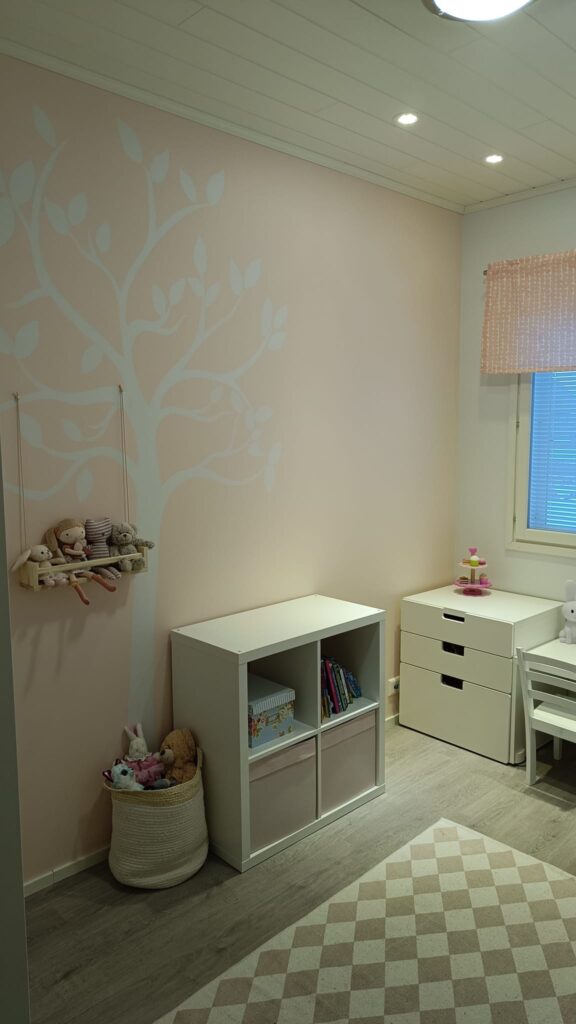 2-vuotiaan huoneen uudistus