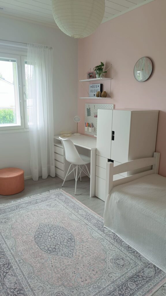 7-vuotiaan huoneen uudistus